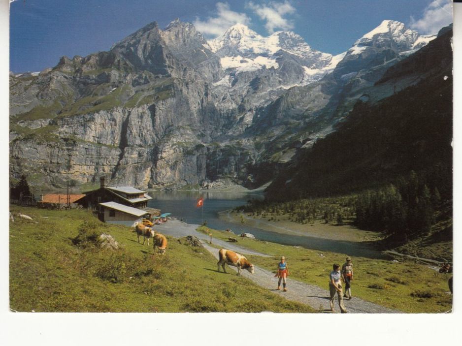 Ansichtskarten: Oeschinensee 1981 – Gebraucht aus Bürglen TG von StampGraf