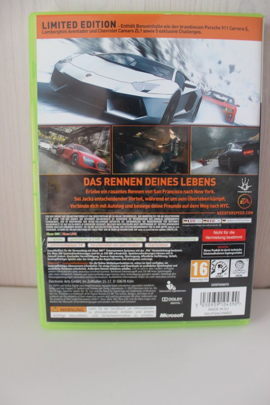 Spiele: Need for Speed The Run - Microsoft XBOX 360 Limited Edition – Gebraucht aus Ebertswil von  1