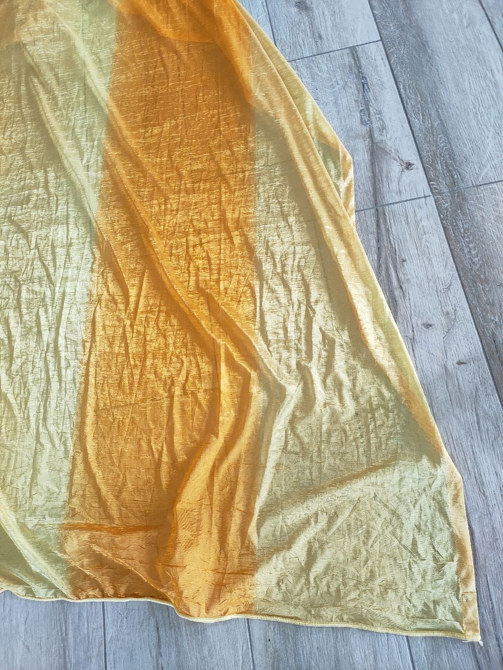 Tende: Vorhang, transparent, gelb / orange – Usato da Gipf-Oberfrick venduto da minini 5