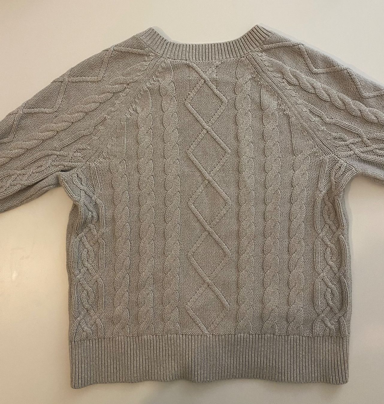Maglioni & Felpe: Superdry Strickpullover, Baumwolle, hellgrau, wie neu, XS – Usato da Bern venduto da fashion_11 3