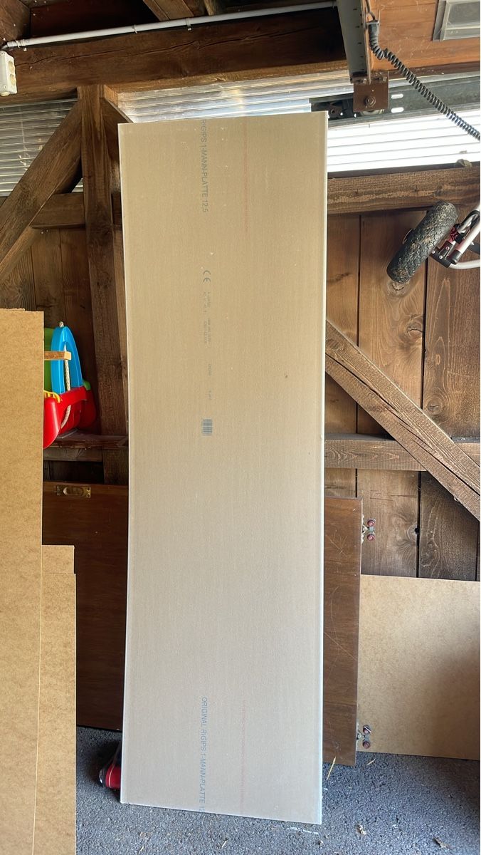 Wände & Decken: Rigipsplatte Gipskartonplatte 60x200cm – Gebraucht aus Schmitten FR von olileuba
