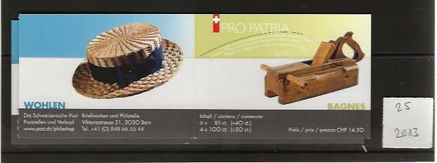 Alle Briefmarken: timbre carnet Pro PTRIA NO. 25 DE 2013 – Gebraucht aus Sorvilier von carose01