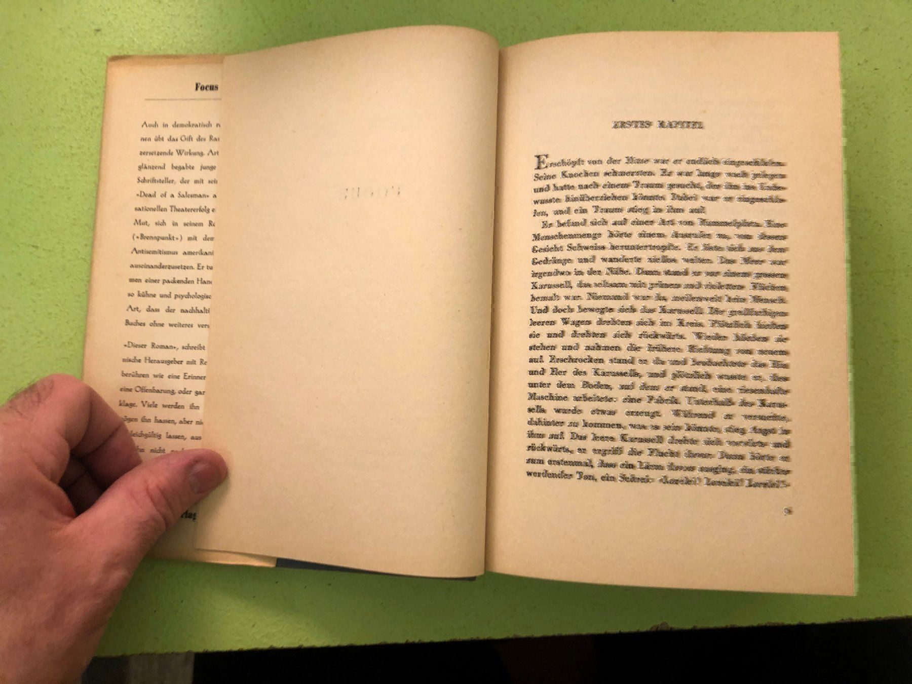 Bücher: Arthur Miller: Focus – Gebraucht aus Zürich von allp 4