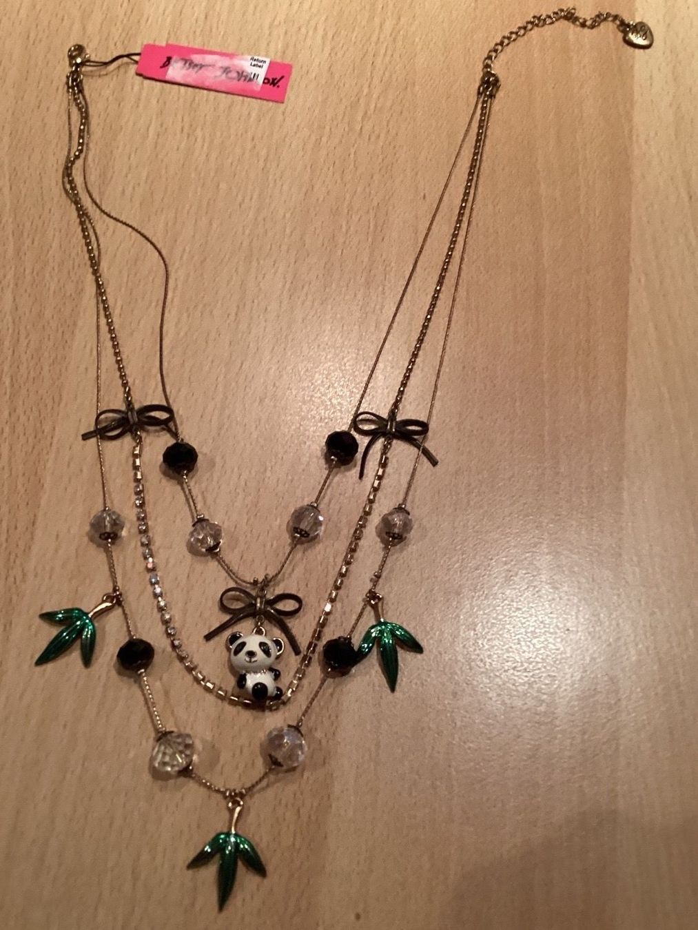 Catenine: Halskette mit Panda ! BetSet Johnson ! – Nuovo (secondo la descrizione) da Schöfflisdorf venduto da seahorse61 4