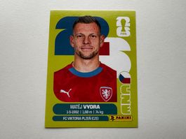 Seltene Panini Sticker: Matej Vydra CZE 15, WM 2026