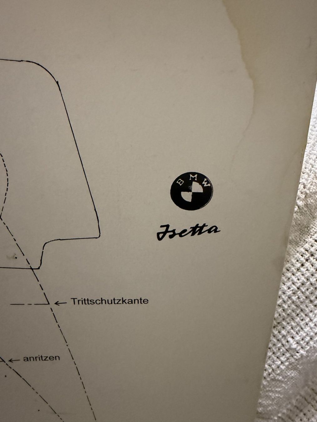 Sciablone: BMW Isetta Schablonen Original! – Nuovo (secondo la descrizione) da Urdorf venduto da Bmwteile 2
