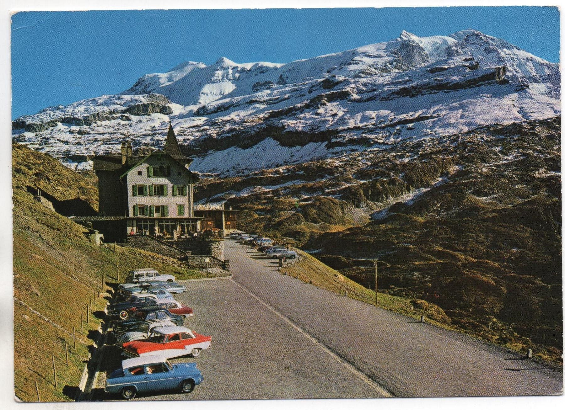 Cartoline postali: KLAUSEN PASSHÖHE Hotel - Auto – Nuovo (secondo la descrizione) da Jona venduto da philajona