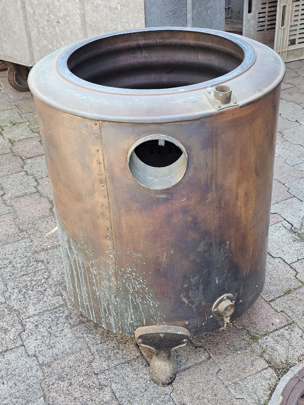 Altri mobili d'antiquariato: Kupfriger alter Wäschehafen – Usato da Meisterschwanden venduto da Hummer21 1