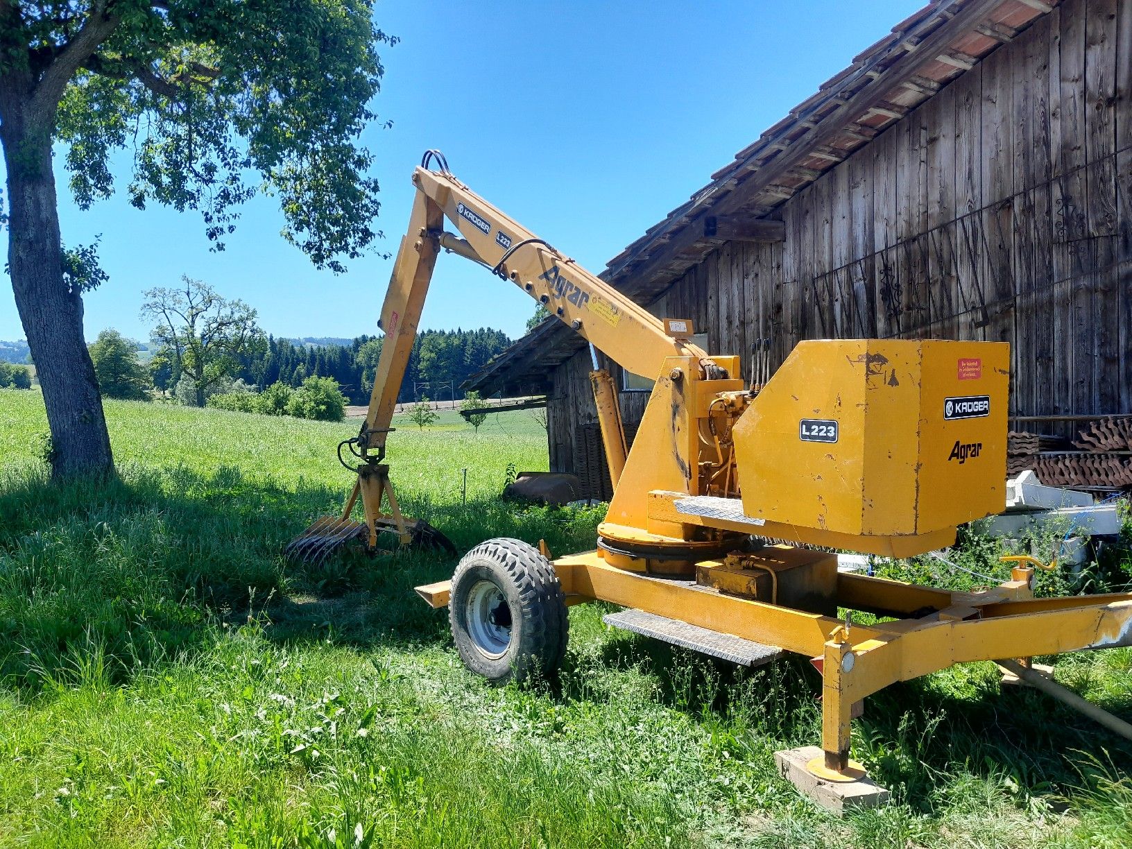 Kräne: Mistkran, Bagger – Gebraucht aus Rothenburg von Buehlmann.t.ro.ub.1
