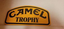 Camel Trophy rare plaque métal original 48x24