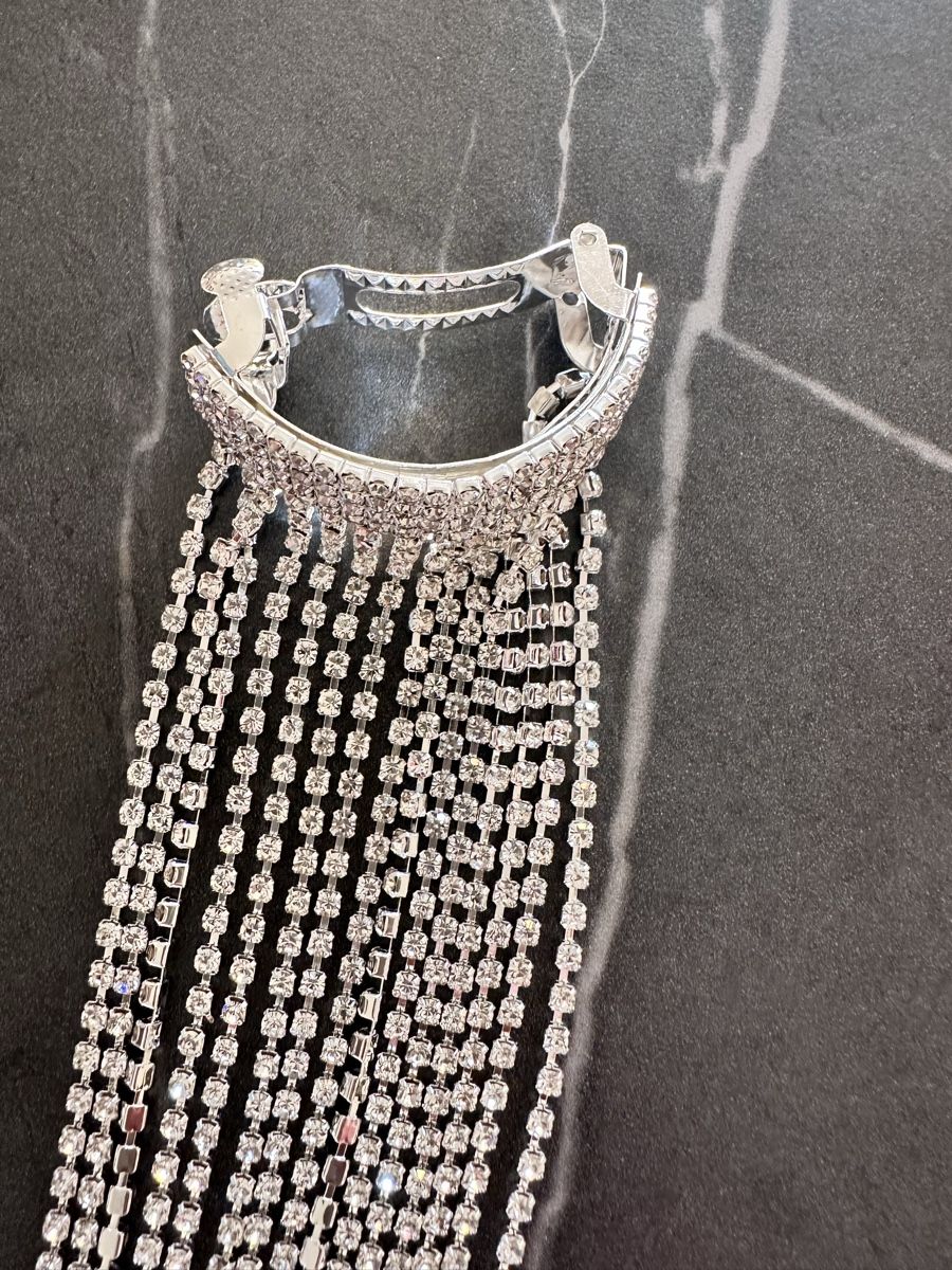 Accessori per capelli: Rhinestone Haarclip mit Tassel-Fransen – Nuovo (secondo la descrizione) da Zürich venduto da ElissZurich 1