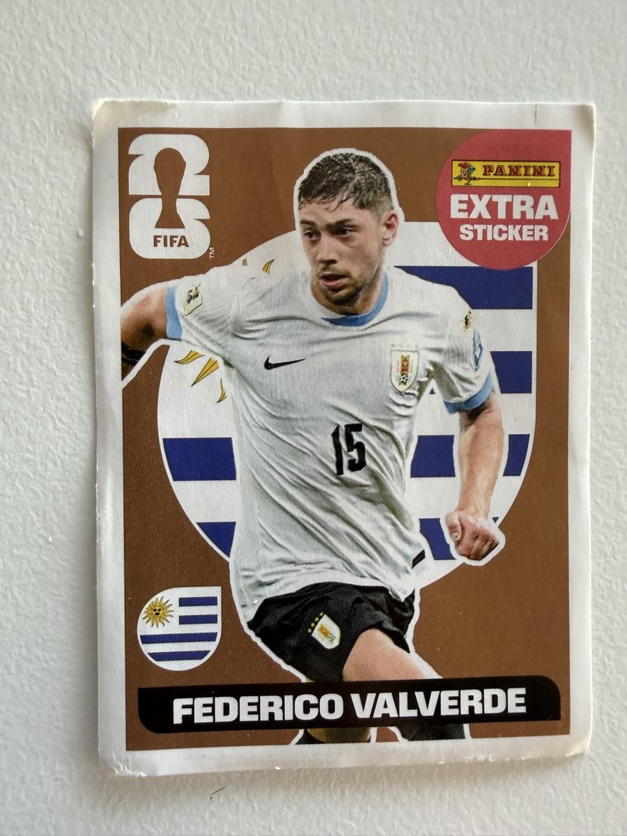 Panini Carte collezionabili: Federico Valverde Extrasticker Bronze – Usato da Zofingen venduto da philippe_kaufmann