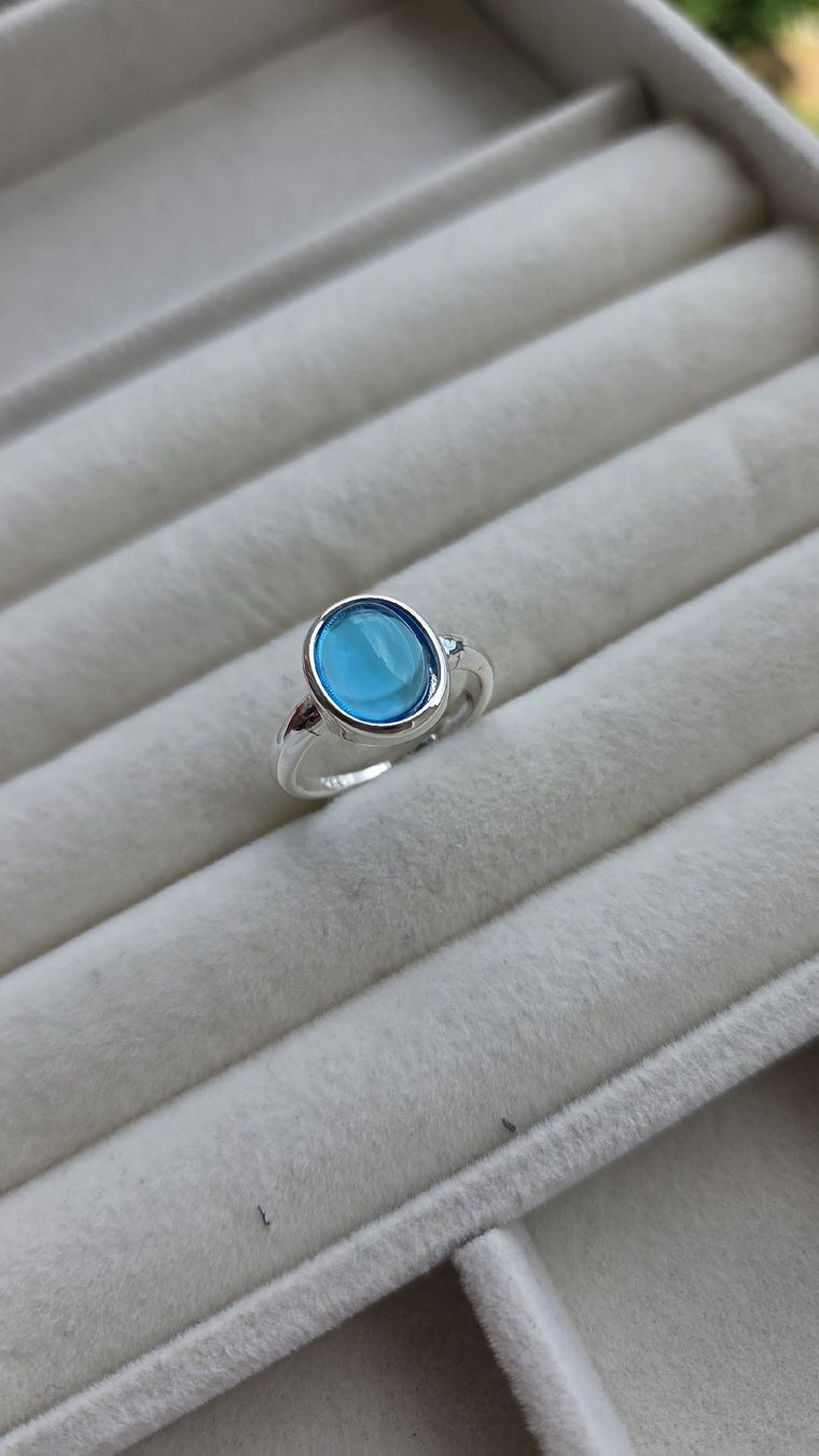 Bagues: Ring  mit blauen Stein  – Neuf (Voir description) à Baden par kar_rm7y