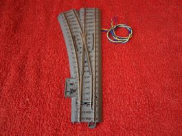 1 Elektro-Weiche Lings H0 von Märklin. Gebraucht . Getestet