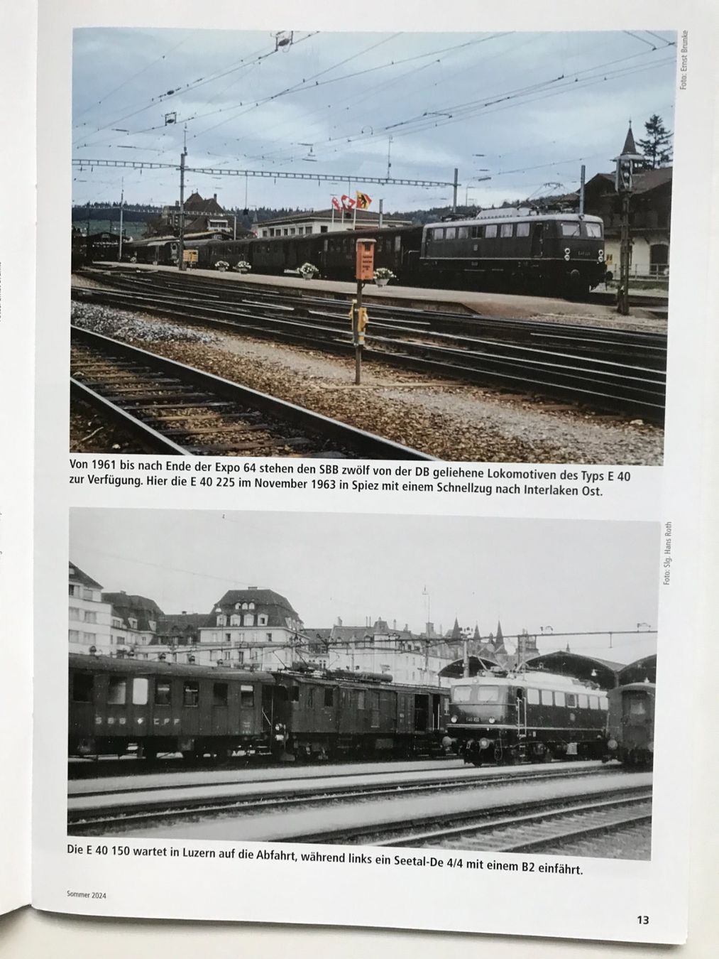 Riviste & Magazine: Semaphor Klassiker der Eisenbahn, Nr.82, Sommer 2024 – Usato da Köniz venduto da vasco013 3