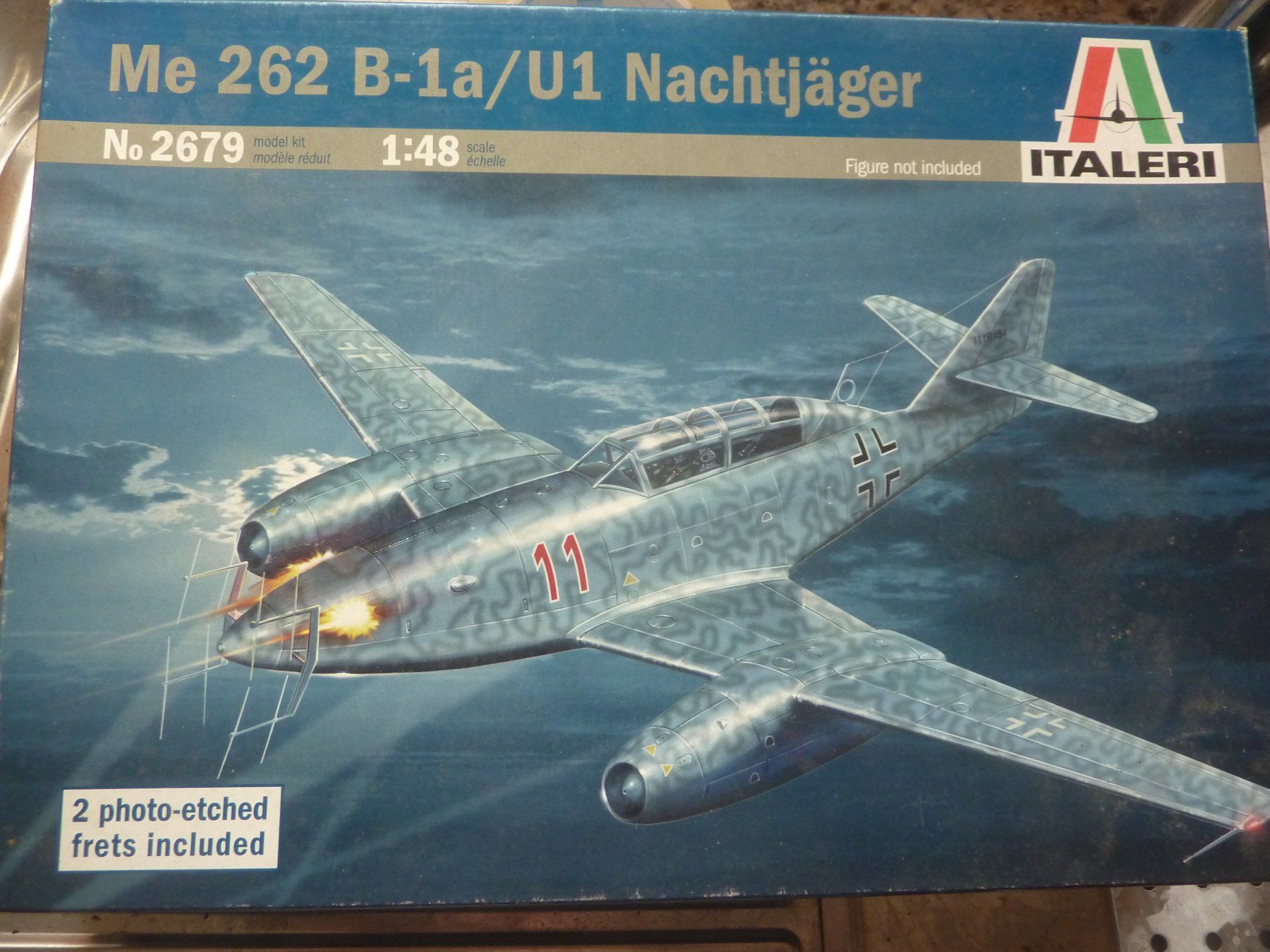 Italeri Kit di modellismo & Modellini statici: ME 262 B_1A – Nuovo e nell'imballaggio originale da Balsthal venduto da bouteliee