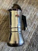 VEV Vigano Espressokocher, Edelstahl. Italien, Vintage