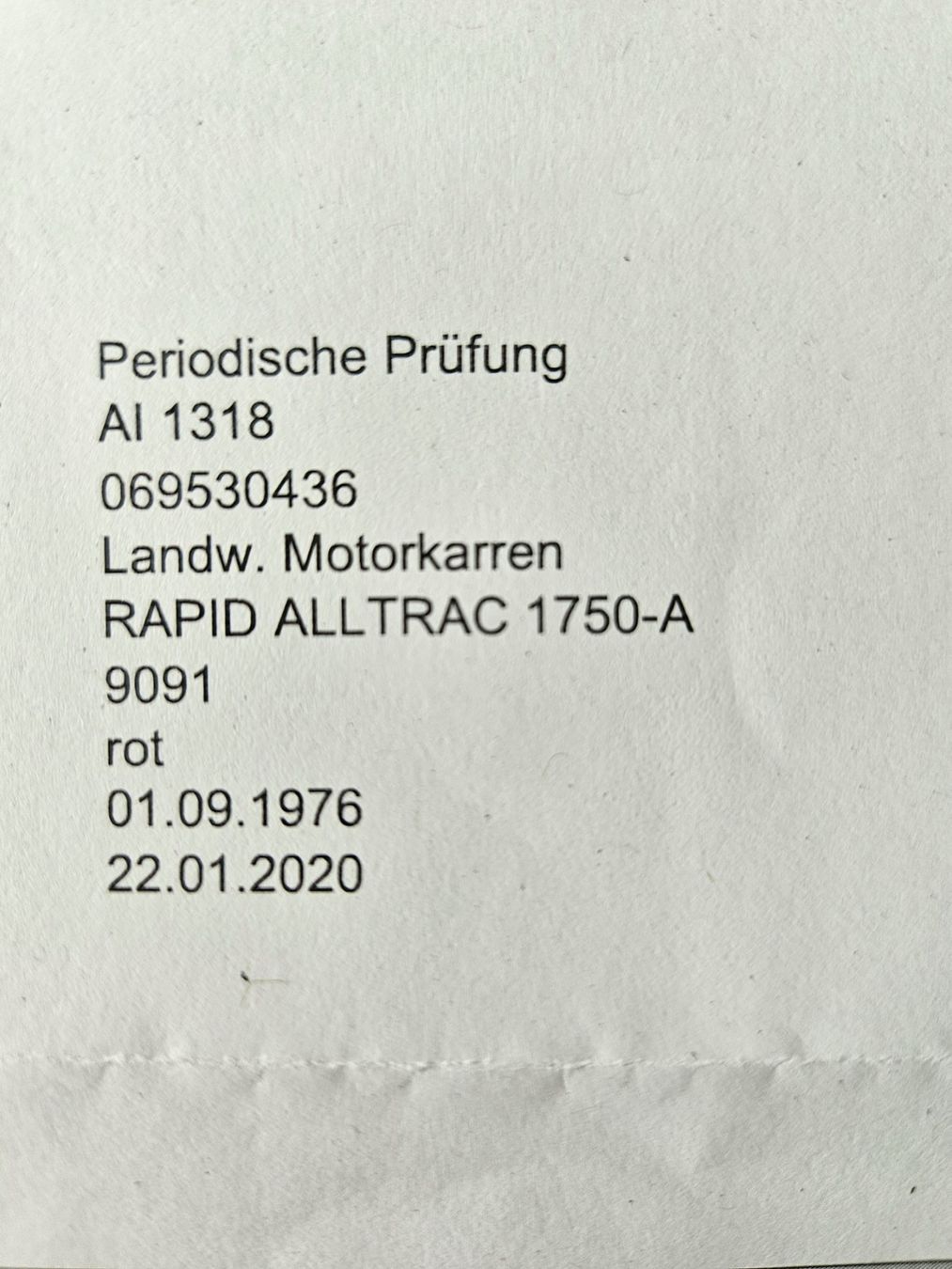 Rapid Trattori: Rapid Alltrac 1750A – Usato da Gais venduto da bargais 1