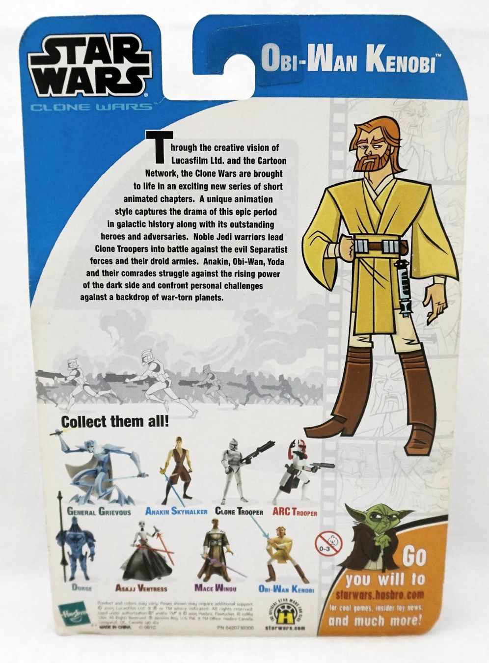 Statuette: STAR WARS CLONE WARS OBI-WAN KENOBI NEW UNOPENED HASBRO 2005 – Nuovo e nell'imballaggio originale da Lugano venduto da YouWantUS 1