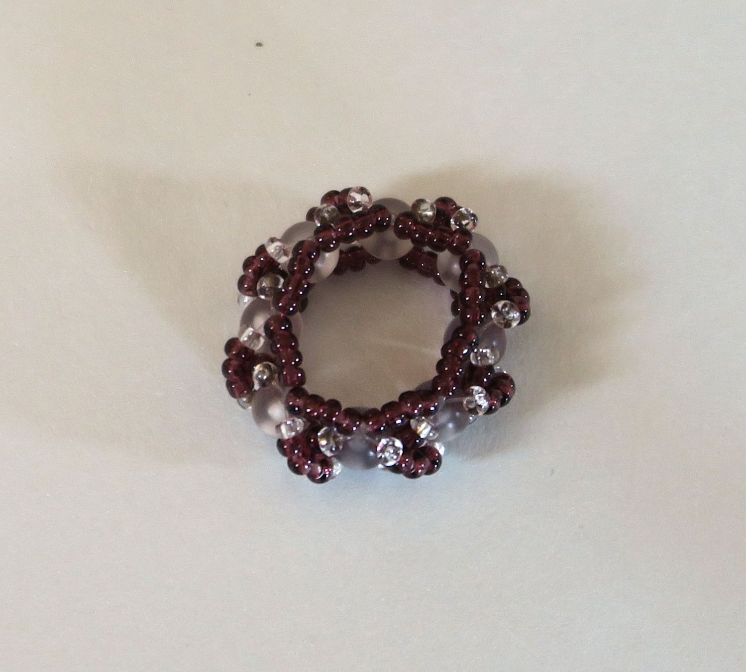 Anelli: Ring aus Glasperlen, 11 mm, 52 mm – Usato da Brittnau venduto da marlenestone 2