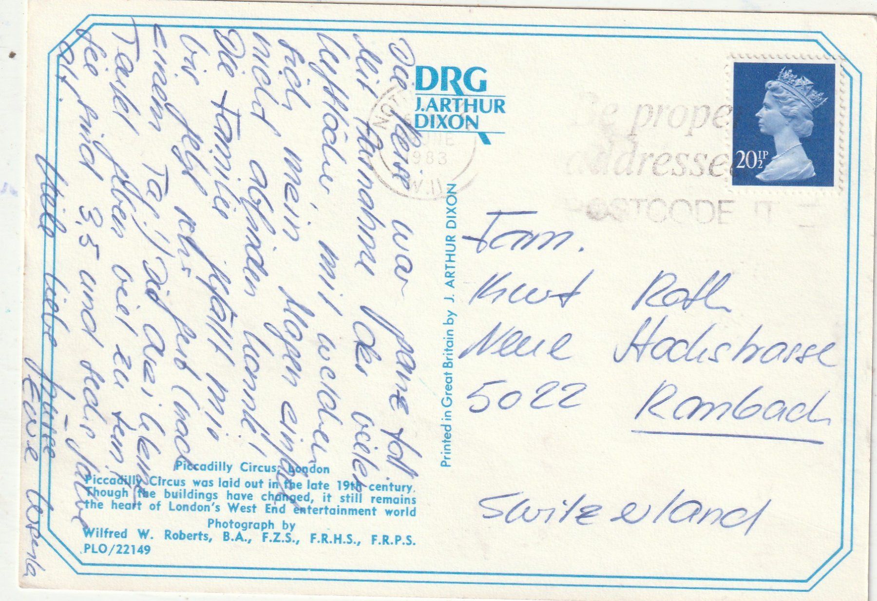 Cartoline postali: London Zentrum – Usato da Lumbrein venduto da made02 1