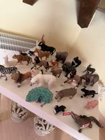 Schleich Tierfiguren Konvolut - Zootiere & Bauernhof-Tiere -