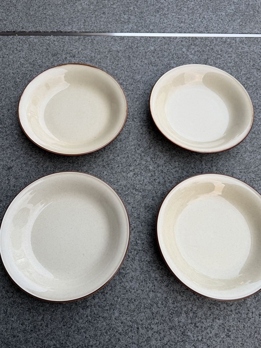 Rössler Teller: 4 Stk original Rössler Design Suppenteller – Gebraucht aus Deitingen von Himhip