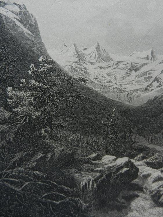 Incisioni: Roseg Gletscher von Huber – Usato da Risch venduto da Rischli15 4