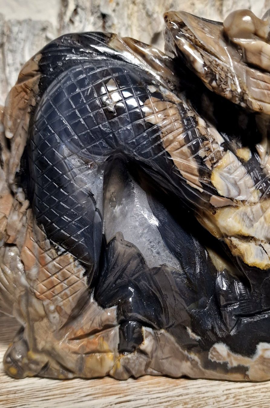 Minerali & Pietre curative: Vulkan Achat Chinesischer Drache 1.5kg – Nuovo (secondo la descrizione) da Matzingen venduto da Shay_Crystalz 4