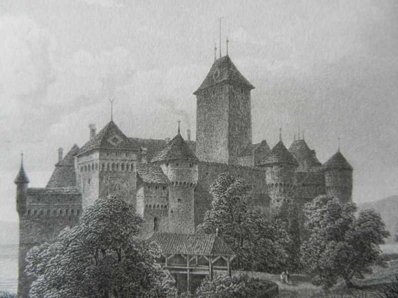 Stiche: Schloss Chillon château – Gebraucht aus Risch von Rischli15 6