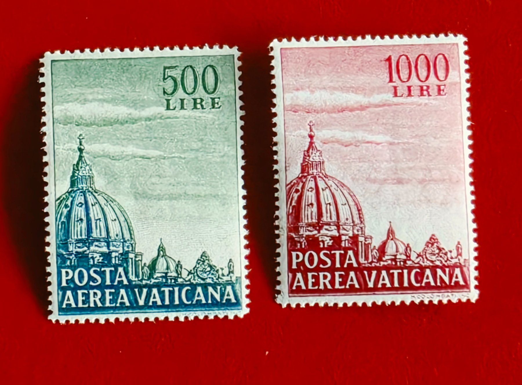 Alle Briefmarken: VATIKAN FLUGPOST POSTA AEREA 1958** POSTFRISCH – Neu (gemäss Beschreibung) aus Düdingen von Quartierstrasse