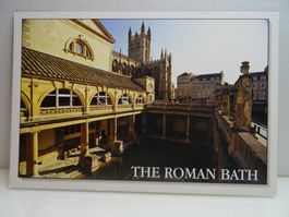 Postkarte "The Roman Bath" England 11,5 x 17 cm