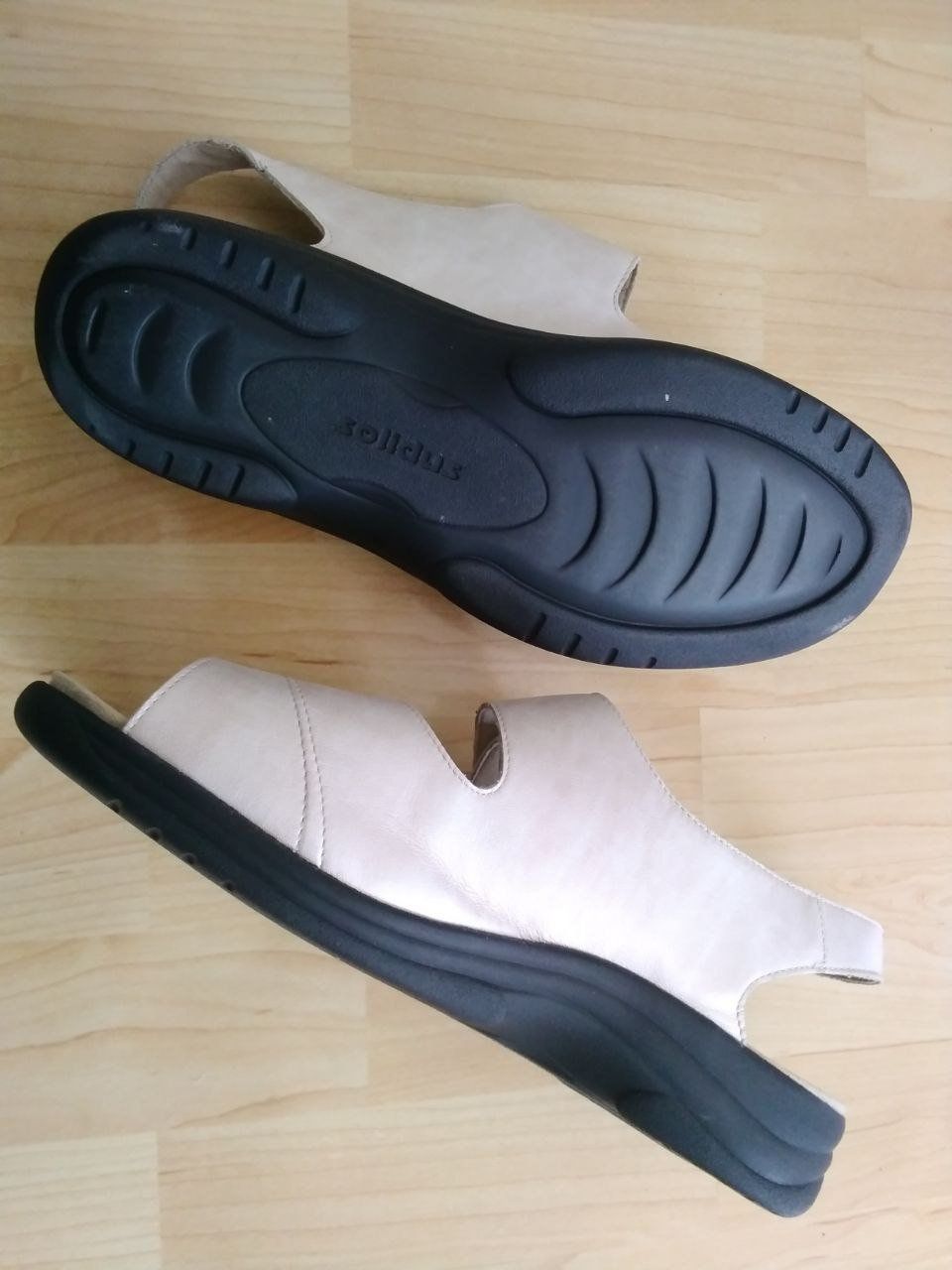 Damenschuhe: Solidus Pantolette, Gr. 41.5, beige – Neu (gemäss Beschreibung) aus Horgen von mar_8rbw 2