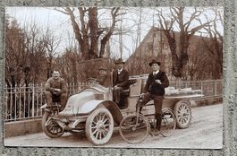 Historische Fotografie Automobil Schweiz ca 1910 
