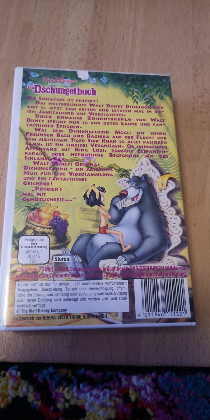 Tutti i VHS: Das Dschungelbuch VHS – Usato da Herisau venduto da Seyashop1 1