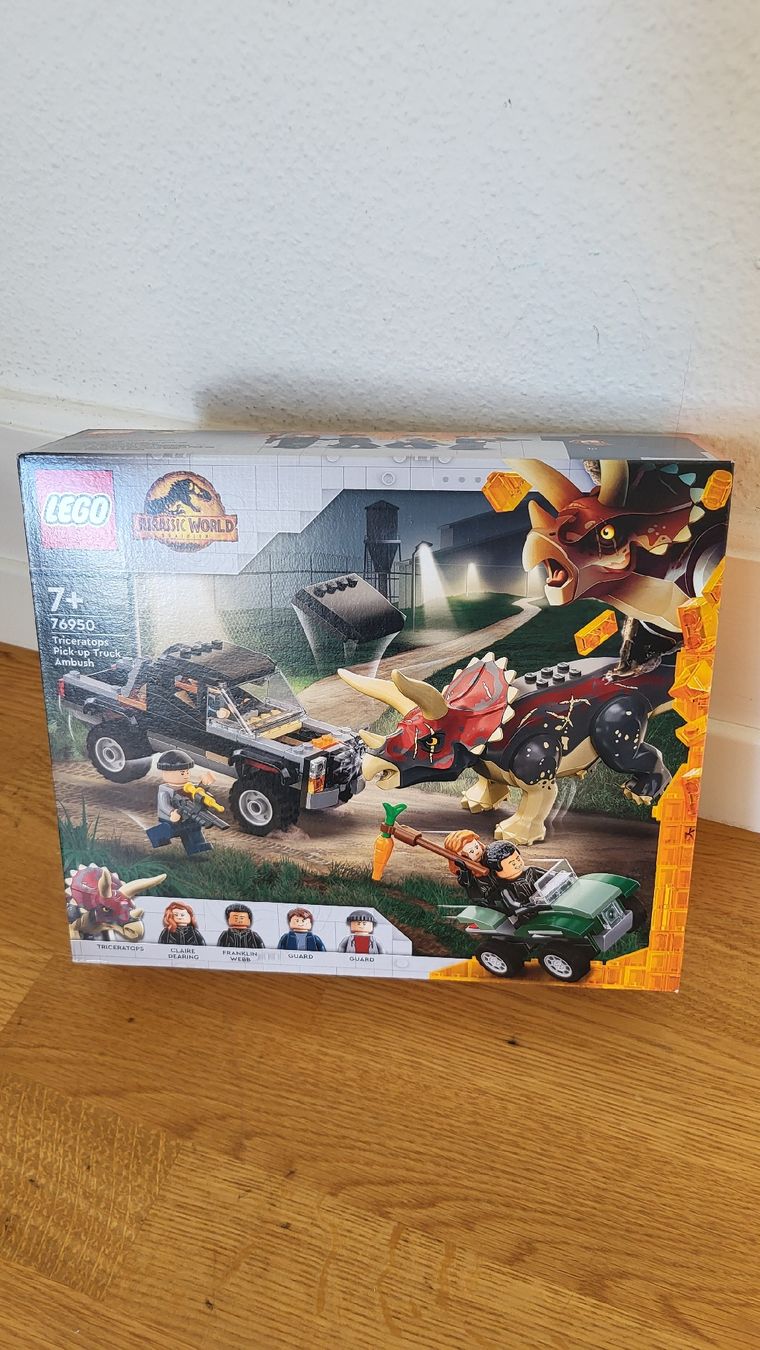Lego 76950 Triceratops Pick-up Truck Ambush (NEU+OVP) (Neu und ...