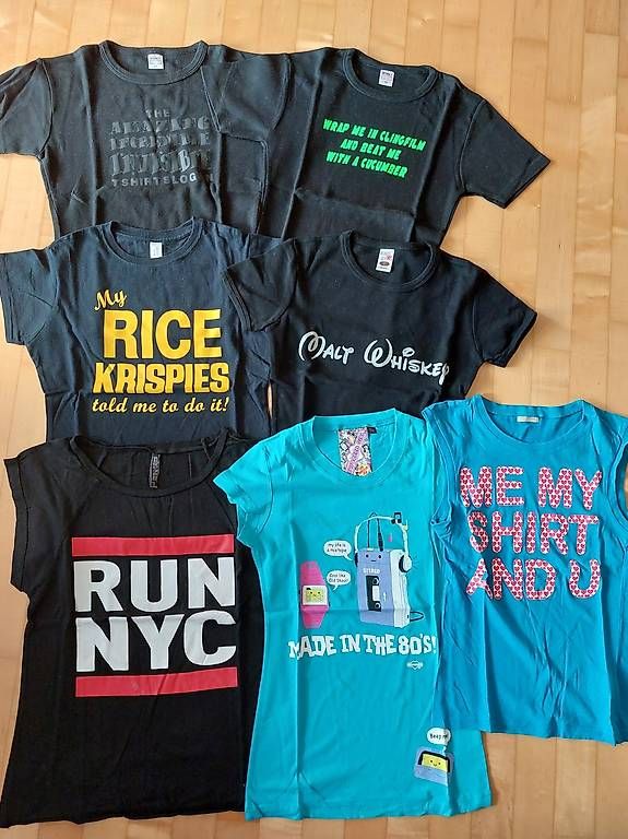 T-shirt: Tshirts mit Sprüchen, Grösse S – Usato da Flaach venduto da nad_xpb7