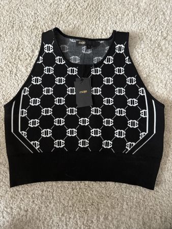 Maje Damen Top schwarz Grösse 1/S/36 NEU