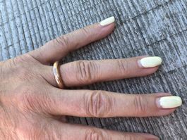 Pneu-Ring silber, rosegold , Gr.53 , superschön!! 🎁💝
