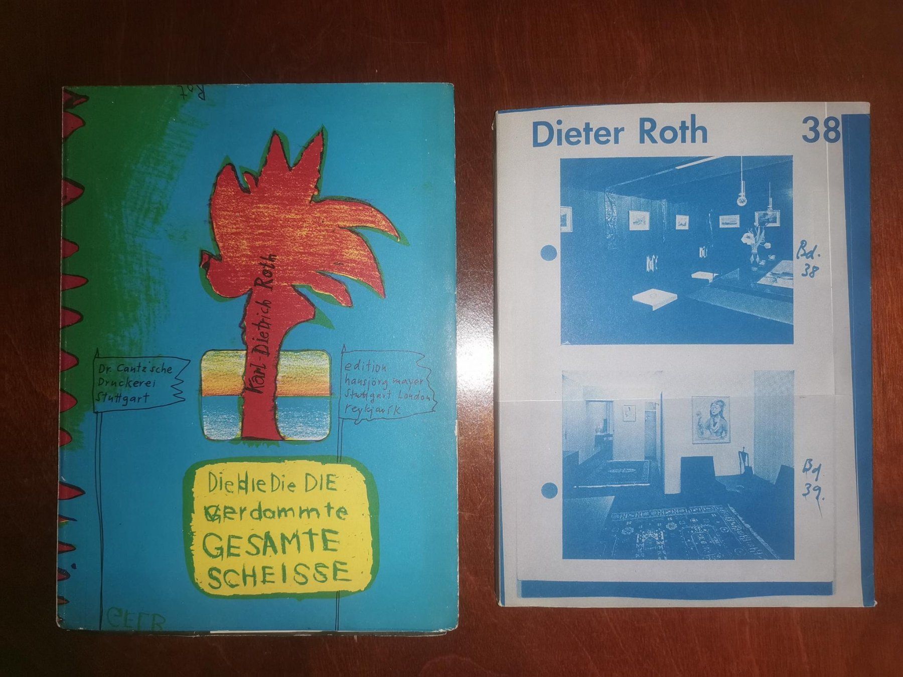 Libri: 2 Dieter Roth Kunstbücher, 1x Signiert – Usato da Zürich venduto da grindhouse