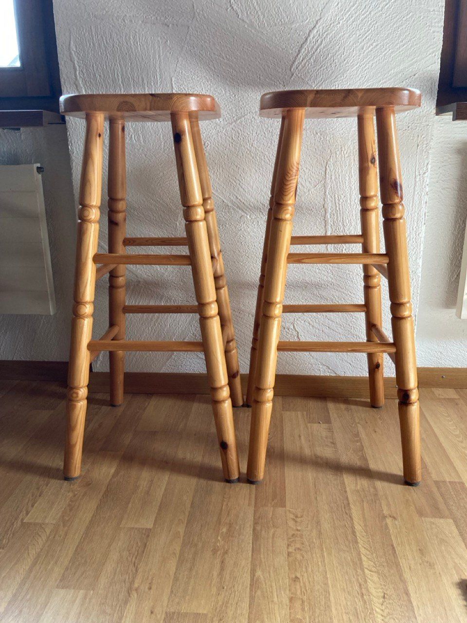 Sgabelli: 2 Barhocker Massivholz – Usato da Oberembrach venduto da Freeflute 6