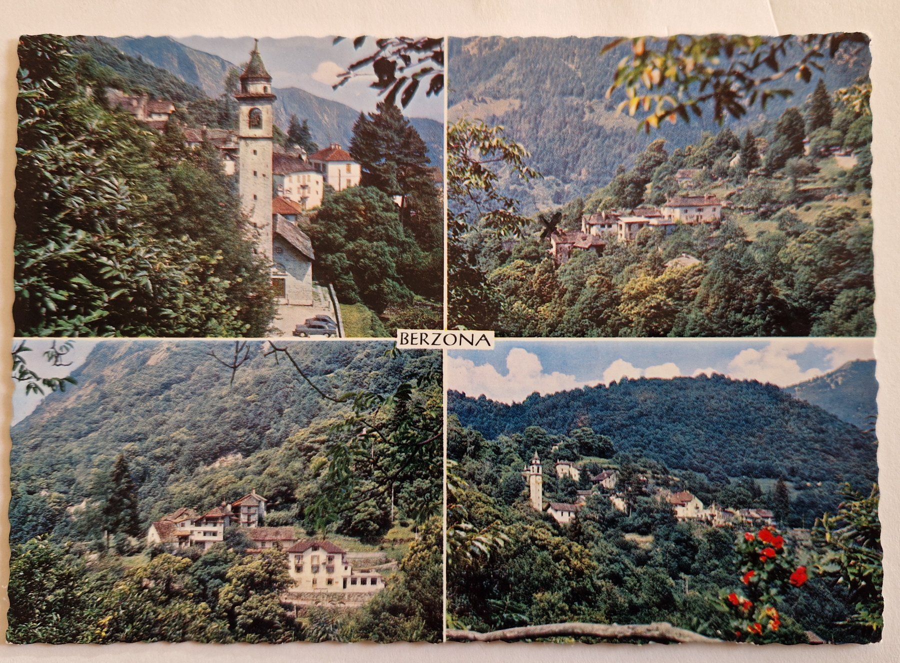 Cartoline postali: Berzona Onsernone Tessin 1964 – Usato da Melchnau venduto da Arthurius