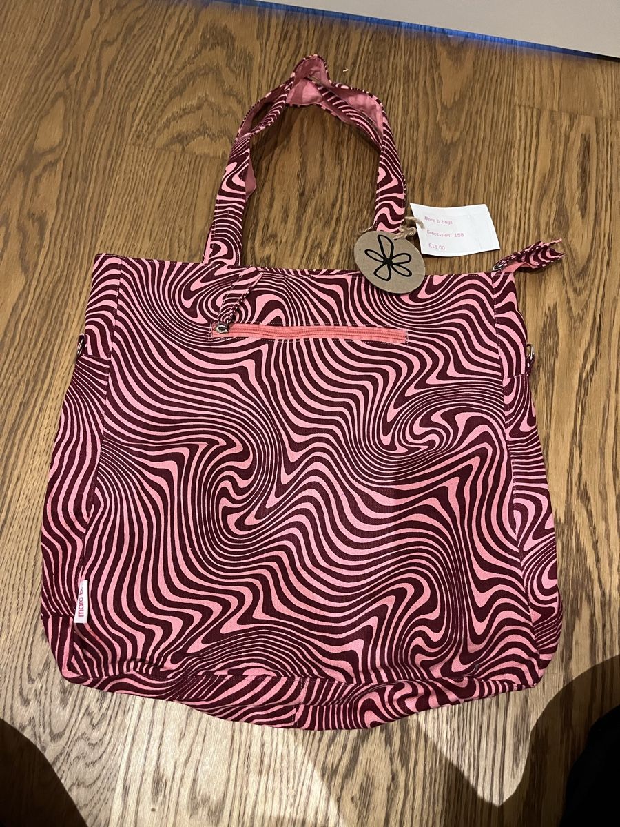 Borse da donna: Stofftasche pink mit Reissverschluss – Nuovo e nell'imballaggio originale da Zürich venduto da car_cr6w 3