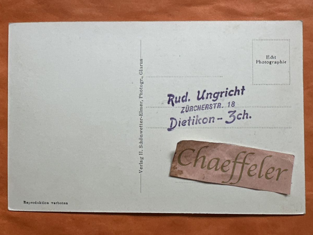 Cartoline postali: Alte Ansichtskarte Braunwald-Brächalp, Glarus, Schweiz – Usato da Zürich venduto da Chaeffeler 1
