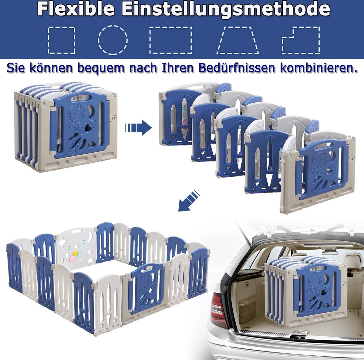 Box & Barriere di sicurezza: Laufgitter XXL mit Tür – Usato da Rorbas venduto da Astrafix 1