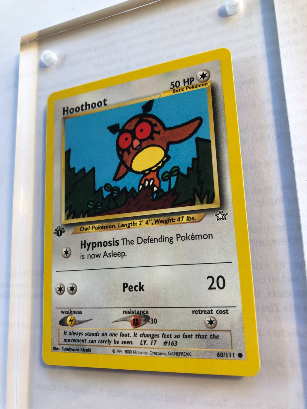 Sammelbilder & Trading cards: Hoothoot 1st Neo Genesis - MINT - ab 1.- – Gebraucht aus Giubiasco von dan_pr8b 2