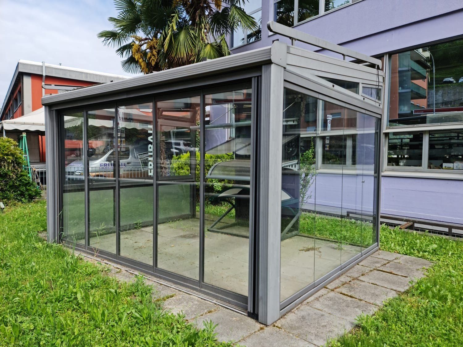 Cabanes de jardin & serres: Veranda in alluminio – D'occasion à Caslano par ffr_5zkv