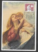 Maximumkarte Pro Patria B86 24.12.1958 Mutter und Kind