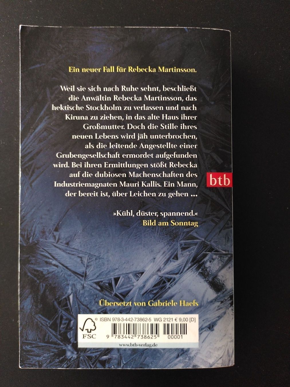 Libri: Asa Larsson - Der schwarze Steg – Usato da Biel/Bienne venduto da Linanius 1