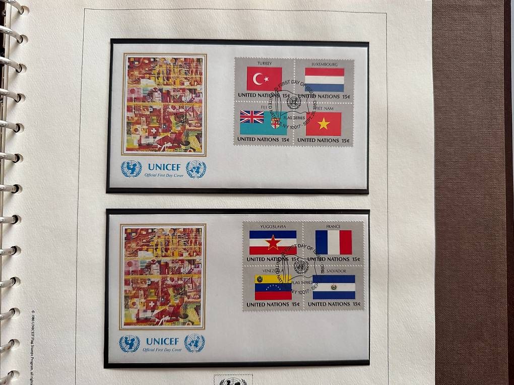 Tutti i francobolli: UNICEF-Flaggenmarken 1980 – Usato da Basel venduto da Chregu07 4